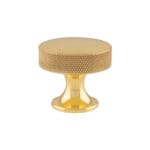 Alexander & Wilks Berlin Cupboard Knob - Polished Brass - 38mm