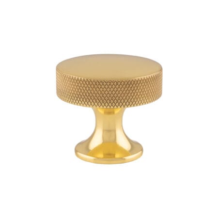 Alexander & Wilks Berlin Cupboard Knob - Polished Brass - 38mm