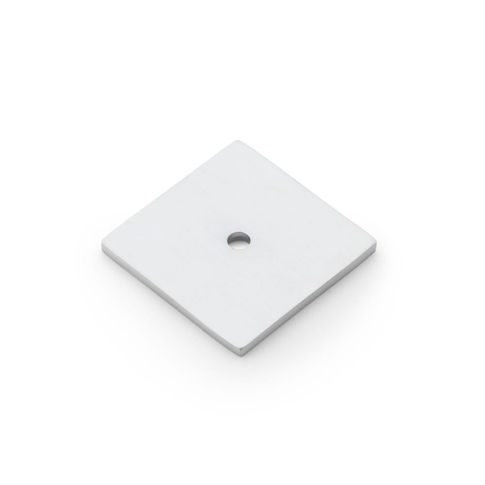 aw893-38-sc.jpg Alexander & Wilks Quantock Square Backplate - Satin Chrome - Image 1