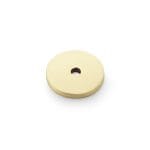 Alexander & Wilks Circular Backplate - Satin Brass - Diameter 25mm