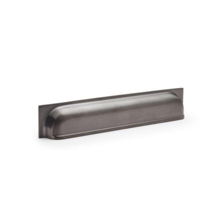 Alexander & Wilks Quantock Cup Pull Handle - Dark Bronze PVD - Centres 203mm