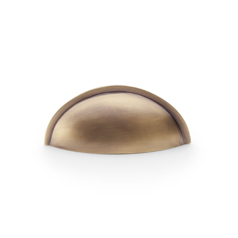 aw909ab.jpg Alexander & Wilks Quieslade Cup Handle - Antique Brass - Image 1