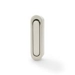 Alexander & Wilks Radius Sliding Door Edge Pull - Satin Nickel