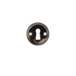Polished Nickel Millhouse Brass Solid Brass Open Key Hole Escutcheons - (MHRKEPN)