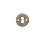 Satin Nickel Millhouse Brass Solid Brass Open Key Hole Escutcheons - (MHRKESN)