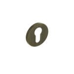 Yester Bronze Millhouse Brass Euro Escutcheons on 5mm Slimline Round Rose - (MHSREYB)