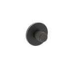 Urban Dark Bronze Millhouse Brass Knurled WC Turn and Release on 5mm Slimline Round Rose - (MHSRKWCUDB)