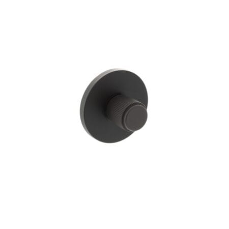 Urban Dark Bronze Millhouse Brass Linear WC Turn and Release on 5mm Slimline Round Rose - (MHSRLWCUDB)
