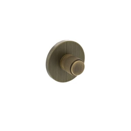 Yester Bronze Millhouse Brass Linear WC Turn and Release on 5mm Slimline Round Rose - (MHSRLWCYB)