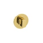 Polished Brass Millhouse Brass WC Turn and Release on 5mm Slimline Round Rose - (MHSRWCPB)