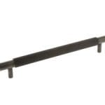 Urban Bronze Millhouse Brass Knurled Cabinet Pull Handle 225mm CTC x 20mm - (MHPHK225UB)