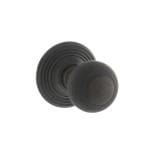 Atlantic Urban Dark Bronze Old English Ripon Solid Brass Reeded Beehive Mortice Door Knob on Concealed Fix Rose - (OE50RMKUDB)