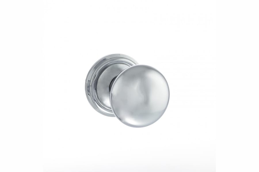 oe58mmkpc_800x800.jpg Atlantic Polished Chrome Old English Harrogate Solid Brass Mushroom Mortice Knob on Concealed Fix Rose - (OE58MMKPC) - Image 1