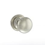 Atlantic Polished Nickel Old English Harrogate Solid Brass Mushroom Mortice Knob on Concealed Fix Rose - (OE58MMKPN)