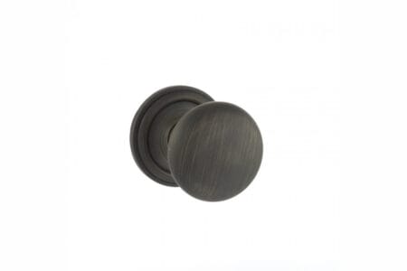 Atlantic Urban Bronze Old English Harrogate Solid Brass Mushroom Mortice Knob on Concealed Fix Rose - (OE58MMKUB)