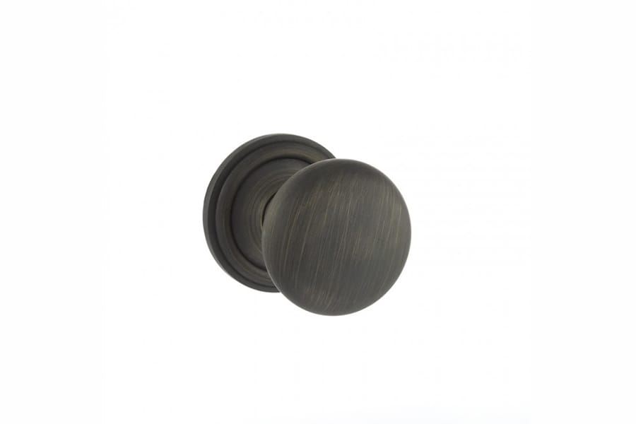 oe58mmkub_800x800.jpg Atlantic Urban Bronze Old English Harrogate Solid Brass Mushroom Mortice Knob on Concealed Fix Rose - (OE58MMKUB) - Image 1