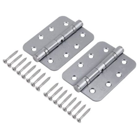 Eclipse 102X76X2.7mm Polished Chrome Ball Bearing Radius Corner Hinge Grade 13 - Image 2