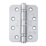 Eclipse 102X76X2.7mm Satin Chrome Ball Bearing Radius Corner Hinge Grade 13