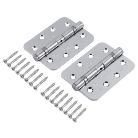 102x76mm Grade 13 Mild Steel Radius Ball Bearing Hinge SC | Door Hinge Hardware - Heavy - Duty, Ball Bearing (14204) - Image 2