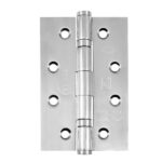 Grade 7 Stainless Steel Slim Knuckle Ball Bearing Hinge 102x67x2mm PSS | Door Hinge Hardware - Heavy - Duty, Ball Bearing, Polished Stainless Steel (14342)