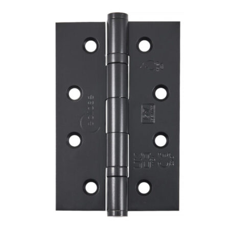Grade 7 Stainless Steel Slim Knuckle Ball Bearing Hinge 102x67x2mm BLK | Door Hinge Hardware - Heavy - Duty, Ball Bearing, Black Finish (14345)