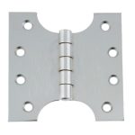 102x51x102mm Steel Butt Parliament Hinge SCP | Door Hinge Hardware - Heavy - Duty, Smooth Action (14723)
