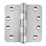 102x102mm Grade 13 Stainless Steel Radius Ball Bearing Hinge | Door Hinge Hardware - Heavy - Duty, Ball Bearing (14801)