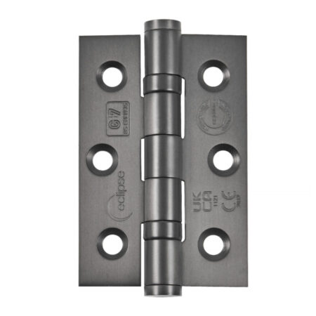 Grade 7 Ball Bearing Hinge 76mm DBZ | Door Hinge Hardware - Heavy - Duty, Ball Bearing, Dark Bronze (14852DBZ)