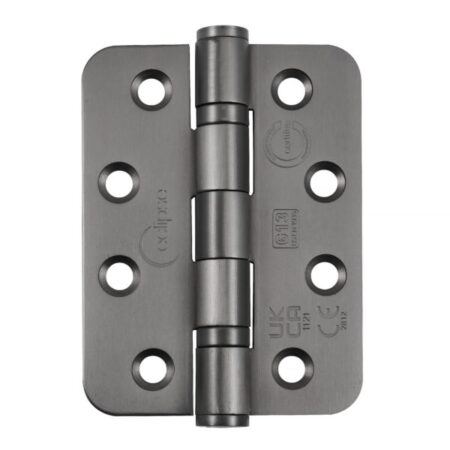 102x76mm Grade 13 Stainless Steel Radius Ball Bearing Hinge DBZ | Door Hinge Hardware - Heavy - Duty, Ball Bearing, Dark Bronze (14869DBZ)
