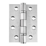 Duty, Ball Bearing, Satin Stainless Steel (14883) SUS 316: 102x76mm Grade 13 Stainless Steel Ball Bearing Hinge SSS | Door Hinge Hardware - Heavy - (14883)