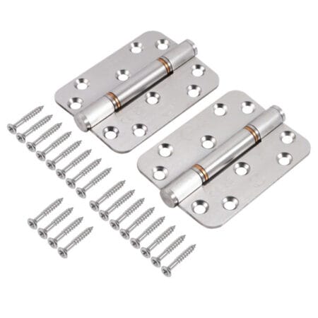 Eclipse 102X76X3mm Satin Stainless Steel Insignia Throughst Bearing Radius Hinge Grade 14 - Image 2