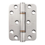 102x76mm Grade 14 Stainless Steel Radius Thrust Bearing Hinge | Door Hinge Hardware - Heavy - Duty, Ball Bearing (14931)