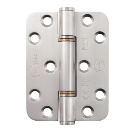 Eclipse 102X76X3mm Satin Stainless Steel Insignia Throughst Bearing Radius Hinge Grade 14