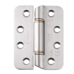 102x76x3mm Grade 14 Satin Stainless Steel Anti - Ligature Hinge | Door Hinge Hardware - Heavy - Duty, Smooth Action (14999)