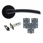 Eclipse Matt Black Tifosi Lever Latch Pack