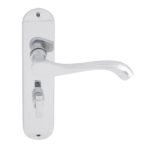 Cadenza Lever Set Bathroom - Polished Chrome Plated | Door Handle Set - Modern Design, (31699)