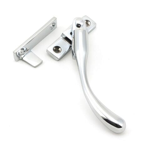 Polished Chrome Night-Vent Locking Peardrop Fastener - RH | 45395