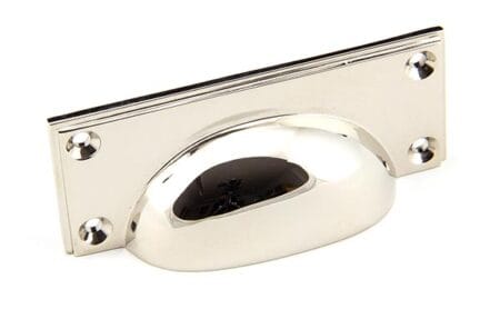 Polished Nickel Art Deco Drawer Pull | 45401