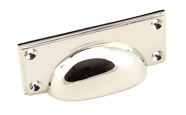 Polished Nickel Art Deco Drawer Pull | 45401