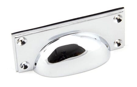 Polished Chrome Art Deco Drawer Pull | 45402