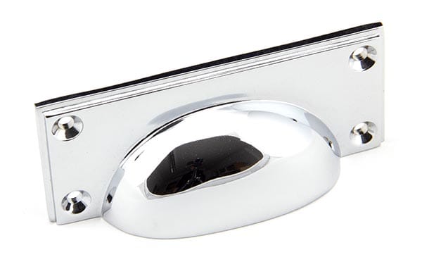 Polished Chrome Art Deco Drawer Pull | 45402