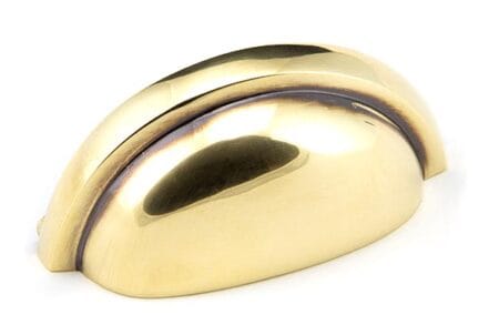 Aged Brass Regency Concealed Drawer Pull | 45405