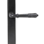 Aged Bronze Reeded Slimline Lever Latch Set | 45427