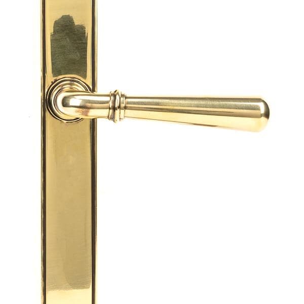 Aged Brass Newbury Slimline Lever Latch Set | 45429