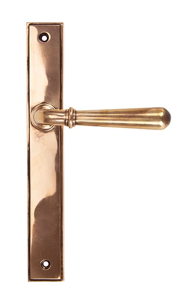 Polished Bronze Newbury Slimline Lever Latch Set | 45432