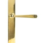 Aged Brass Avon Slimline Lever Latch Set | 45448