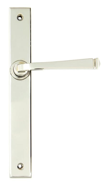 Polished Nickel Avon Slimline Lever Latch Set | 45449