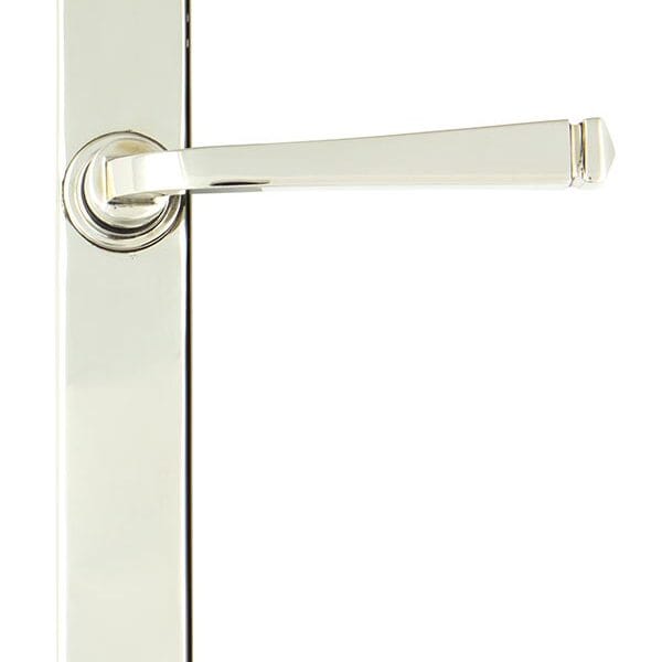 Polished Nickel Avon Slimline Lever Latch Set | 45449