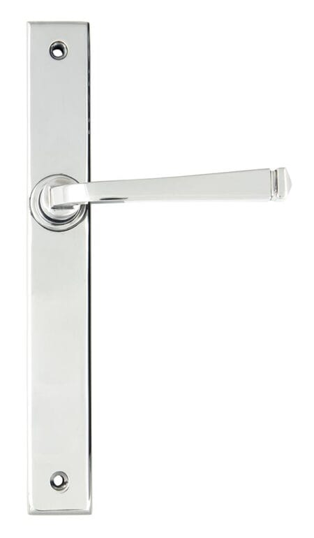 Polished Chrome Avon Slimline Lever Latch Set | 45450