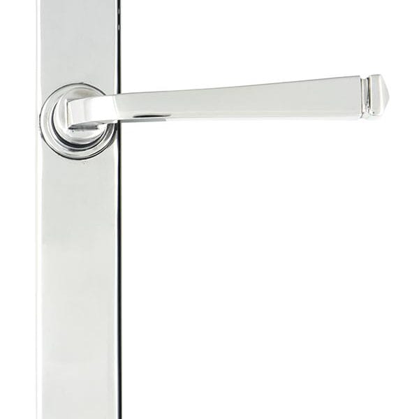Polished Chrome Avon Slimline Lever Latch Set | 45450